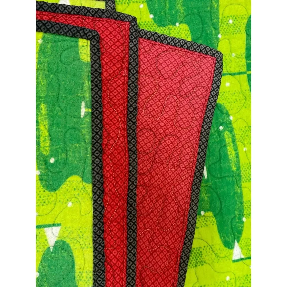 Handmade Quilt Golf Humor Theme Wall Hanging/Lap Quilt 47”x62”